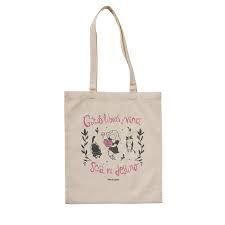 TOTE BAG GATOS Y LIBROS